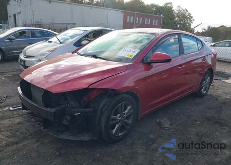 2018 Hyundai Elantra Sel из США, поврежденный, VIN 5NPD84LF7JH388690